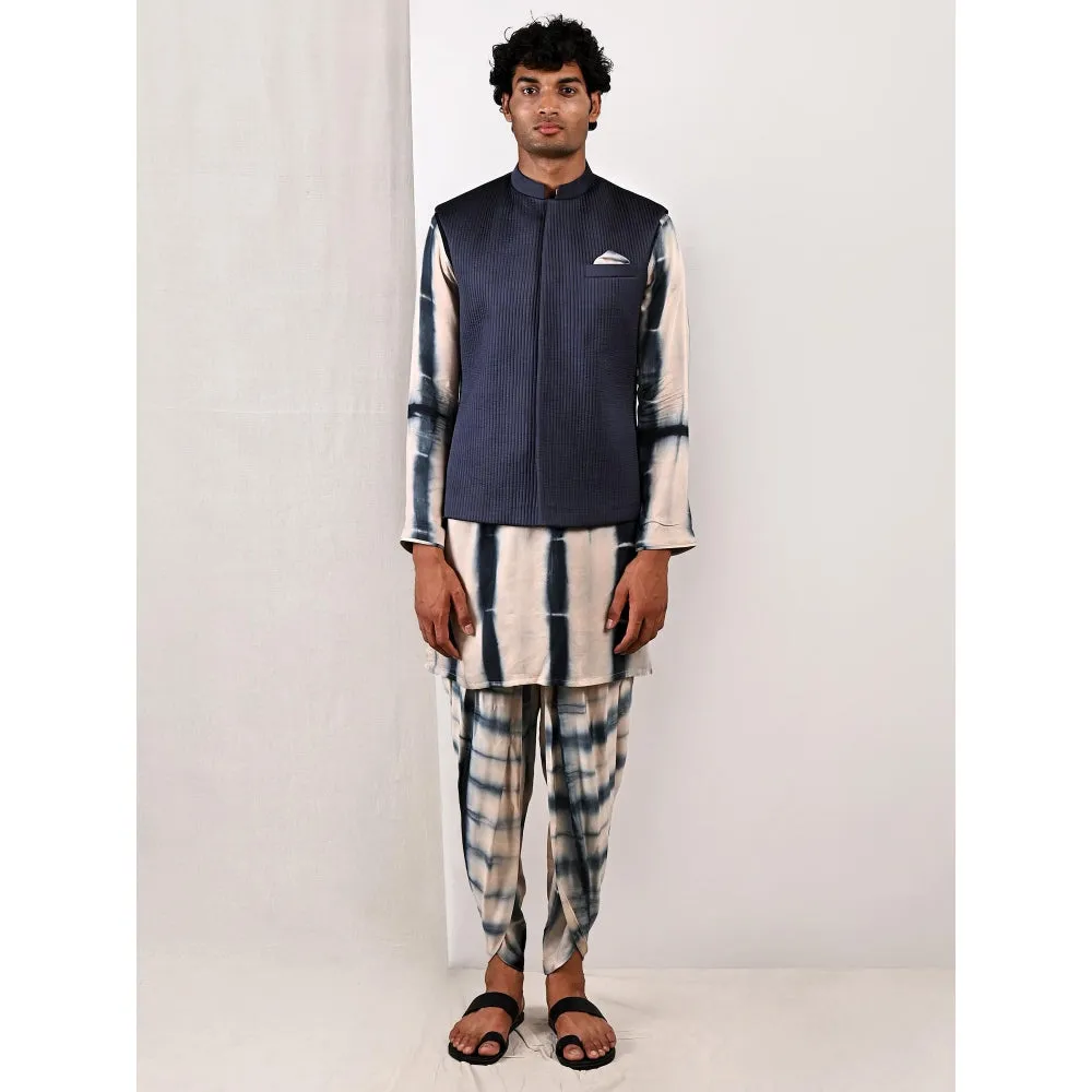 Bohame Archibald Tie Dye Jacket and Kurta (Set of 3)