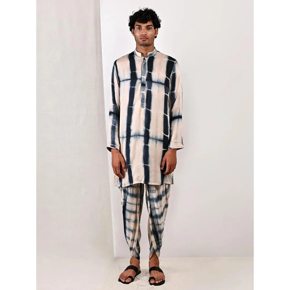 Bohame Archibald Tie Dye Jacket and Kurta (Set of 3)