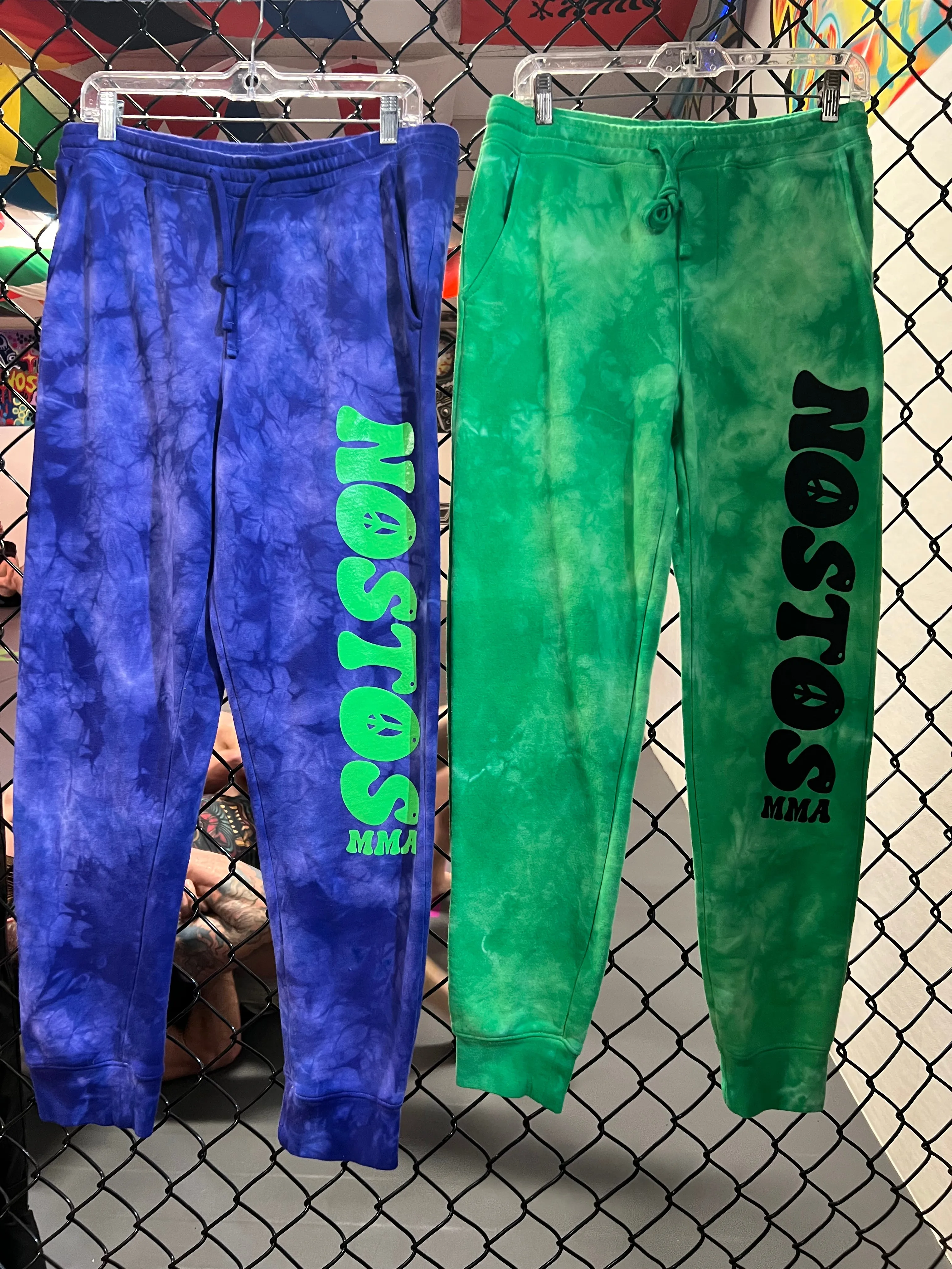 *CLEARANCE SALE* Tie Dye Sweatpants - Purple and Green