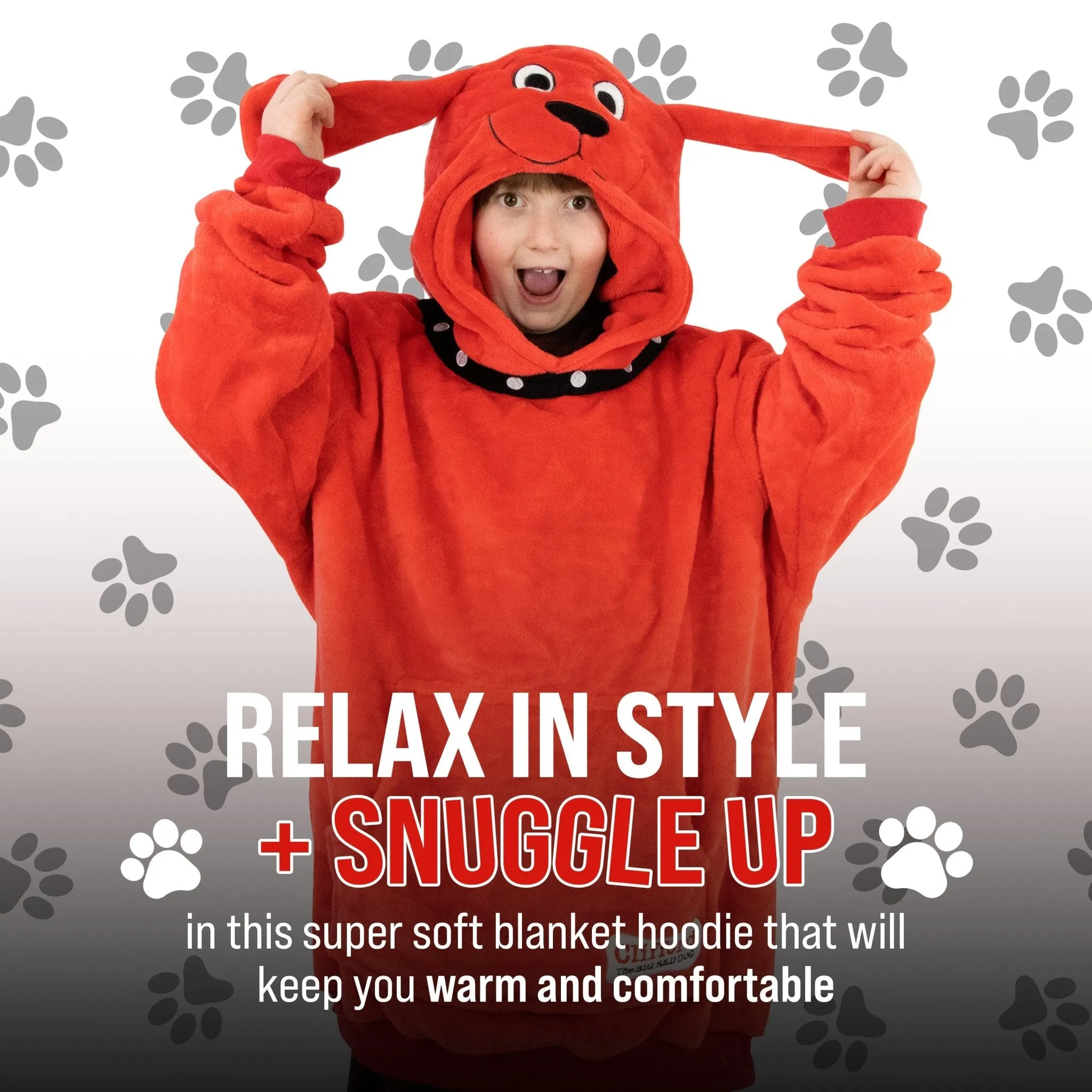 Clifford the Big Red Dog Snugible | Blanket Hoodie & Pillow