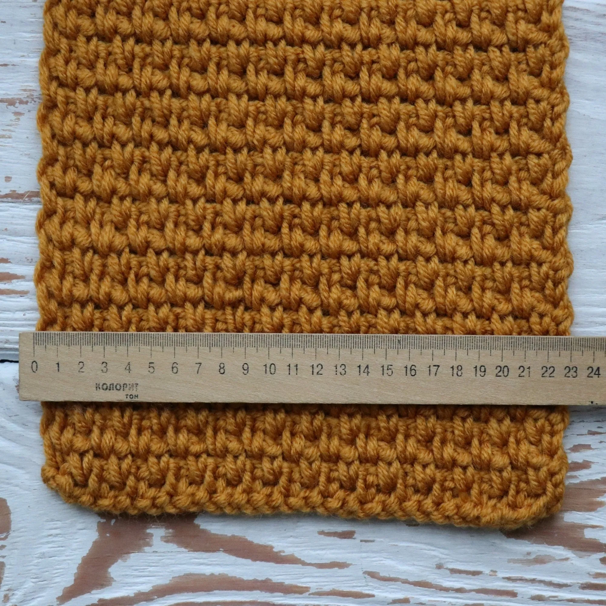 Crochet Scarf pattern, US standard terms, Skill level beginner