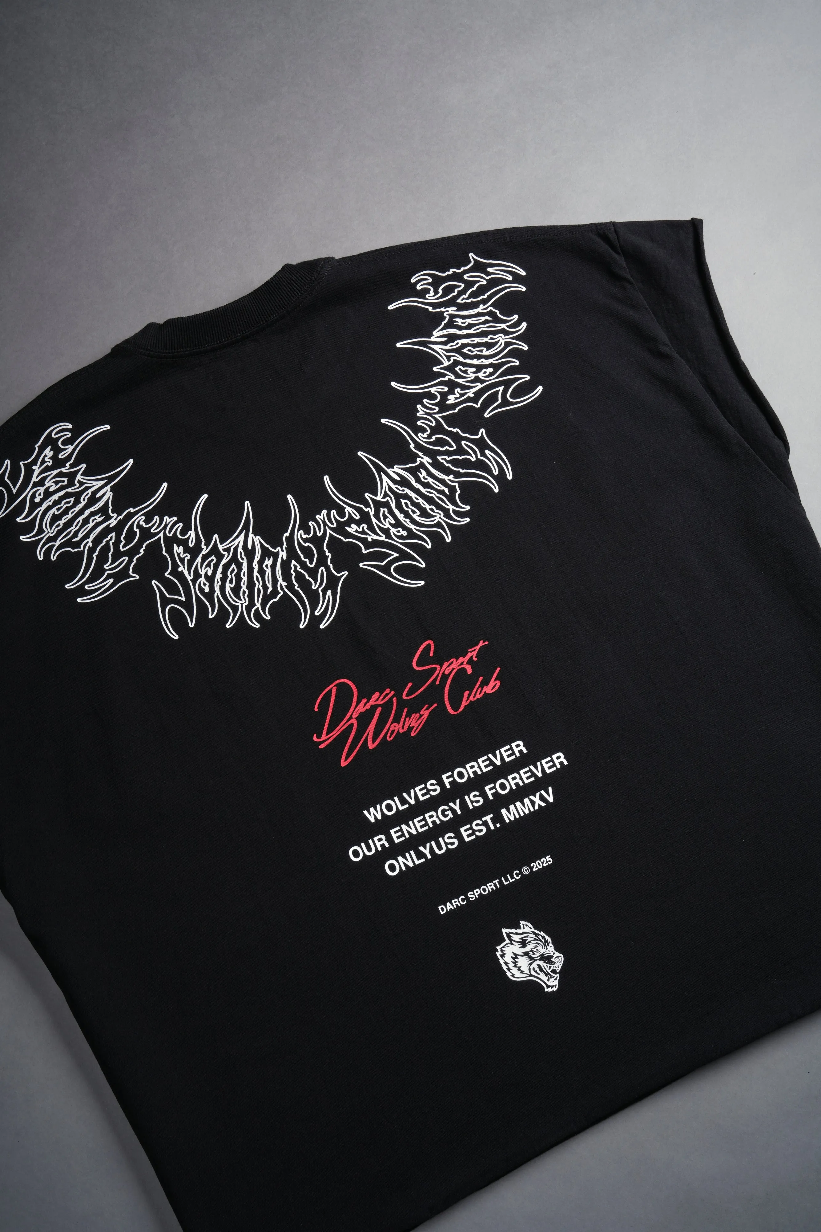 Darc Core "Grunge" Cut Off Tee in Black