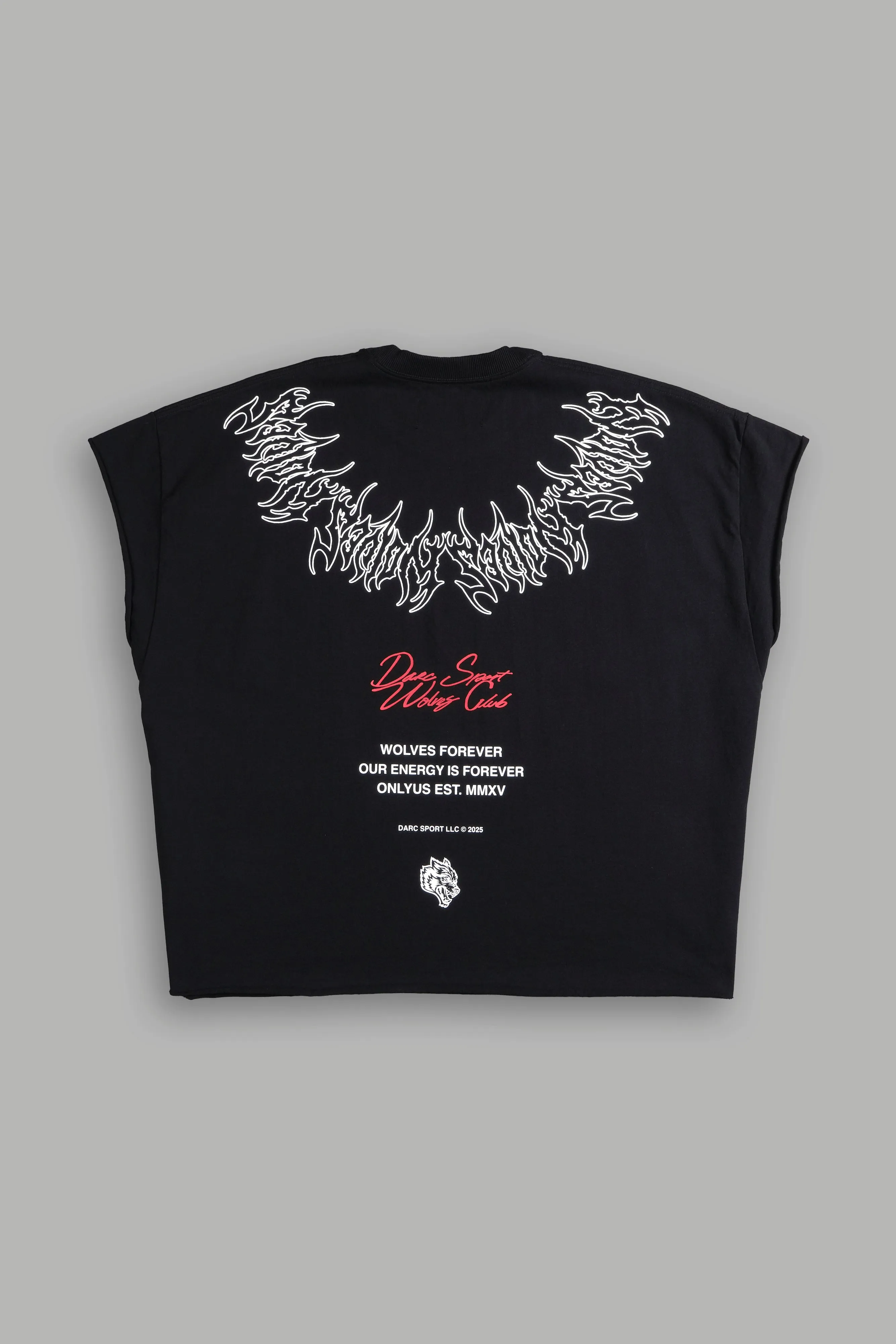 Darc Core "Grunge" Cut Off Tee in Black