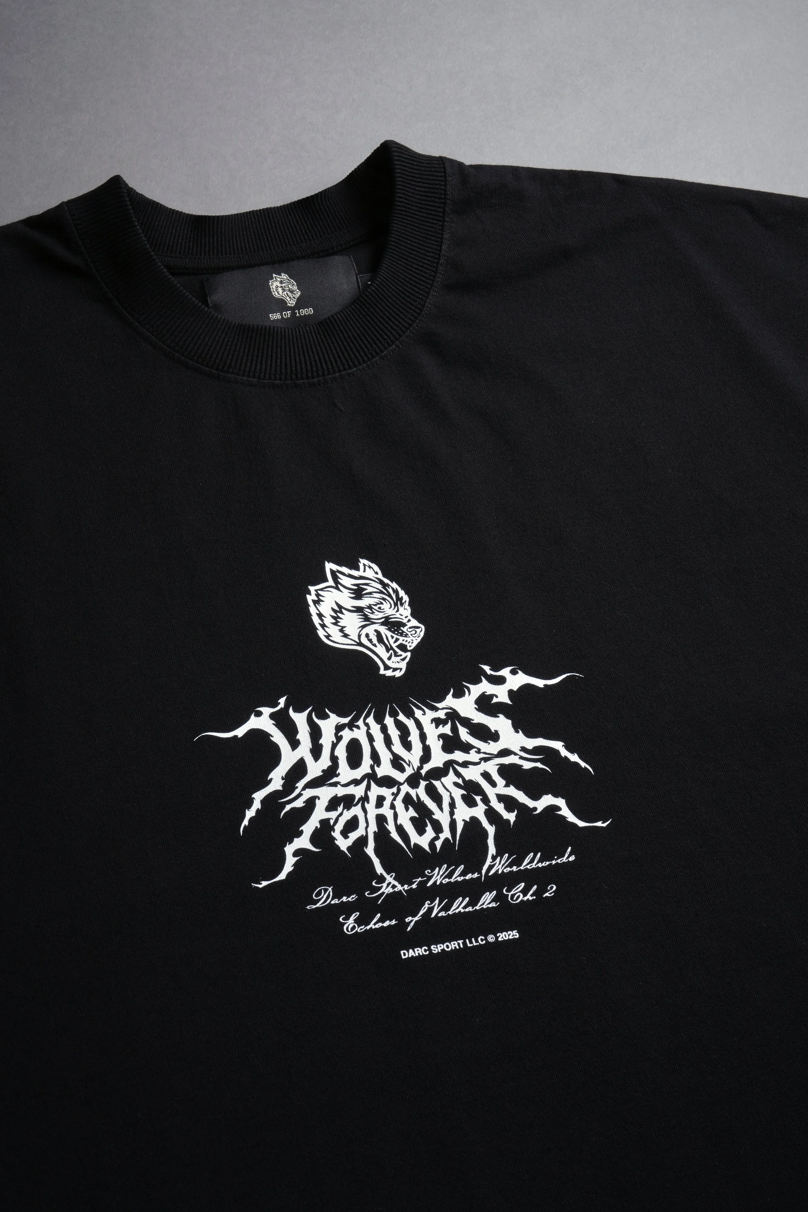 Darc Wings "Grunge" Cut Off Tee in Black
