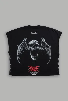 Darc Wings "Grunge" Cut Off Tee in Black