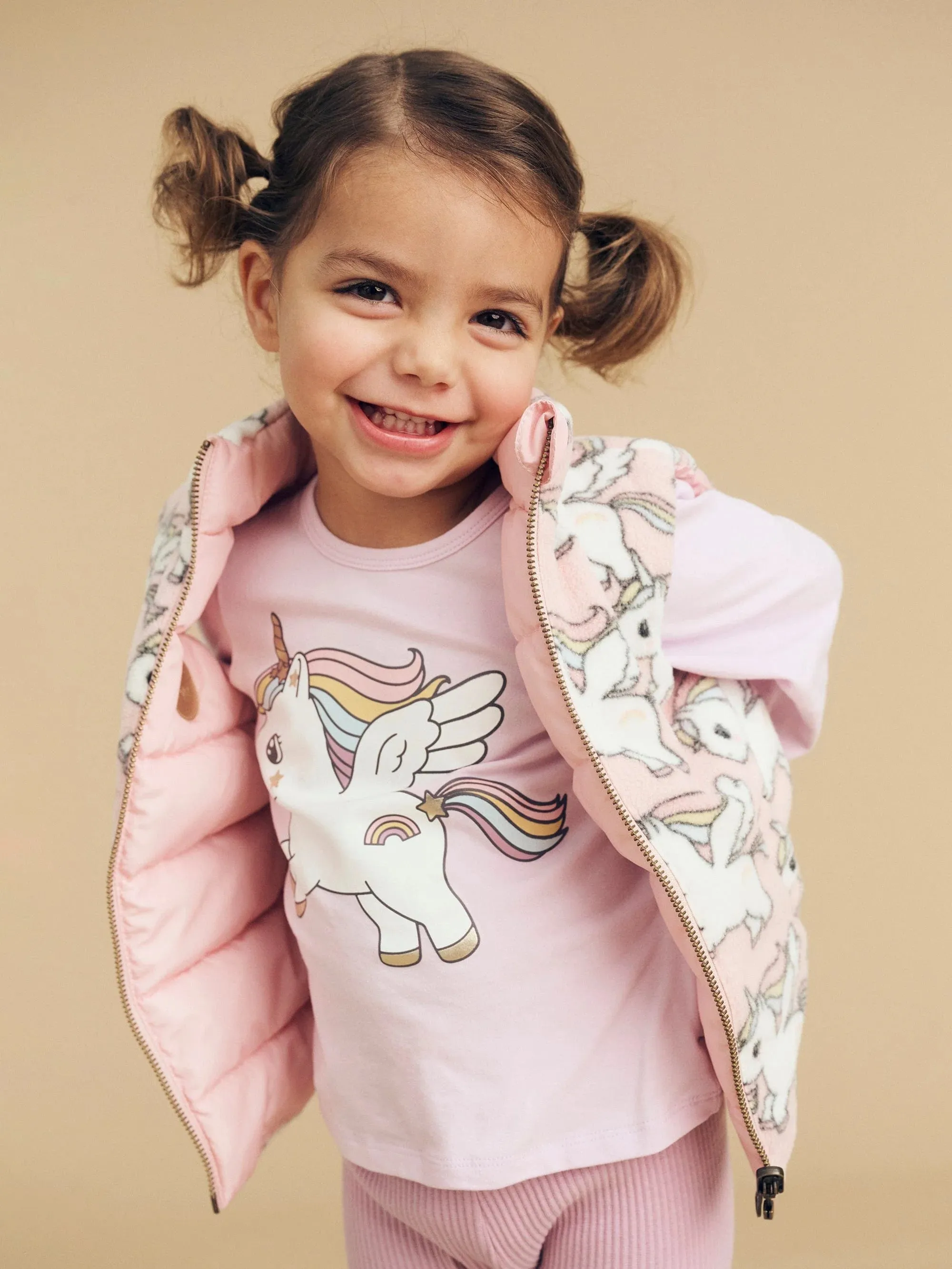 Huxbaby Magical Unicorn Puff Top (1Y-5Y)