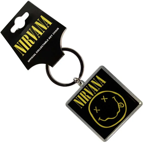 Keychain - Nirvana Happy Face