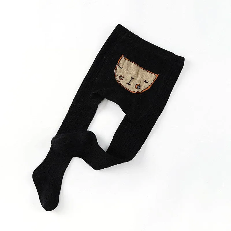 Michel Cartoon Knit Tights Leggings
