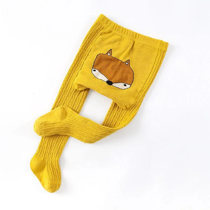 Michel Cartoon Knit Tights Leggings
