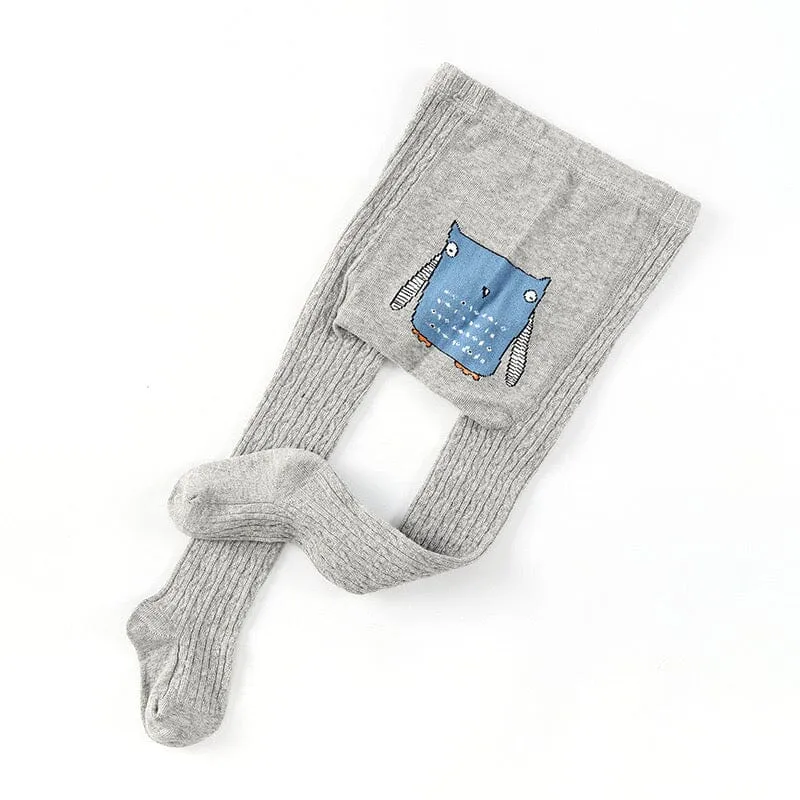 Michel Cartoon Knit Tights Leggings