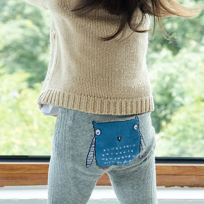Michel Cartoon Knit Tights Leggings
