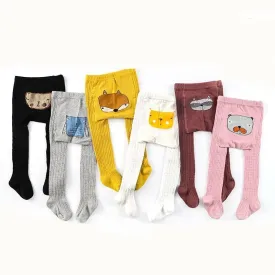 Michel Cartoon Knit Tights Leggings