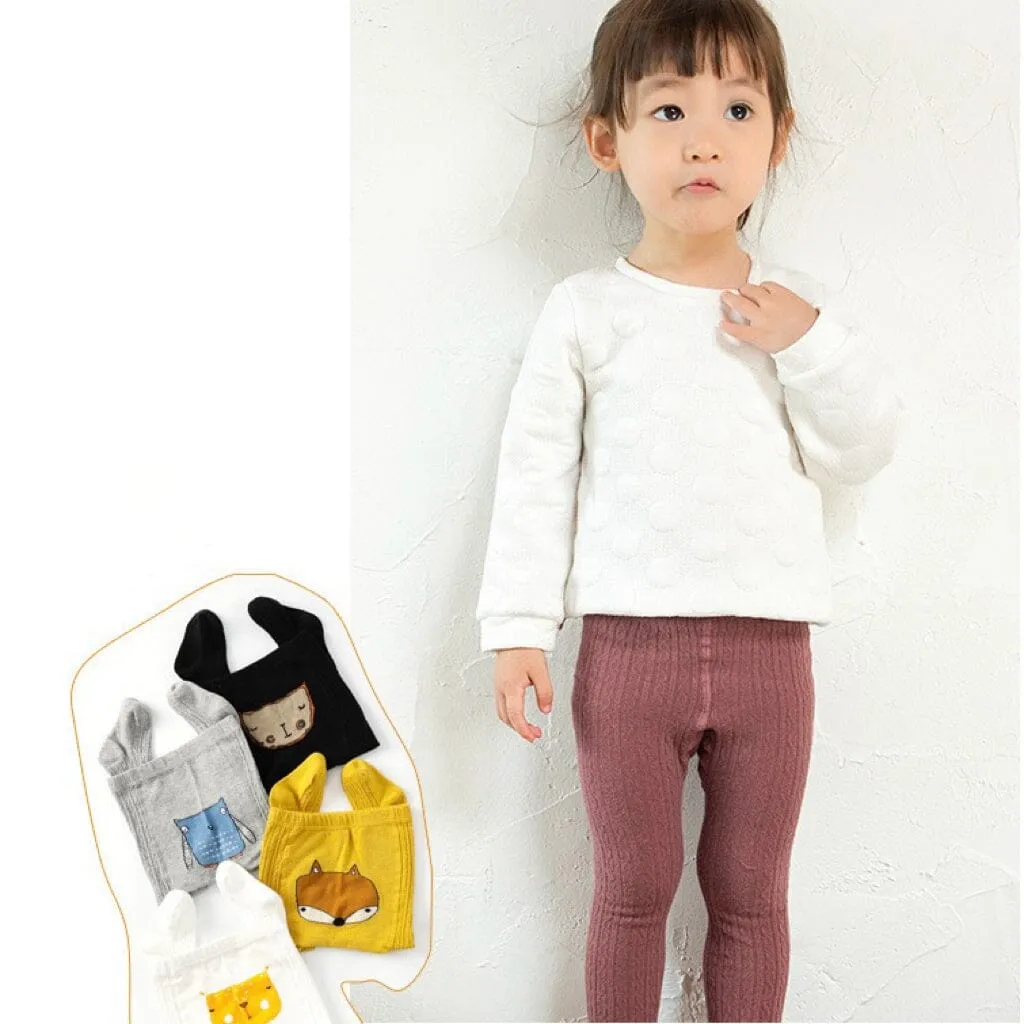Michel Cartoon Knit Tights Leggings