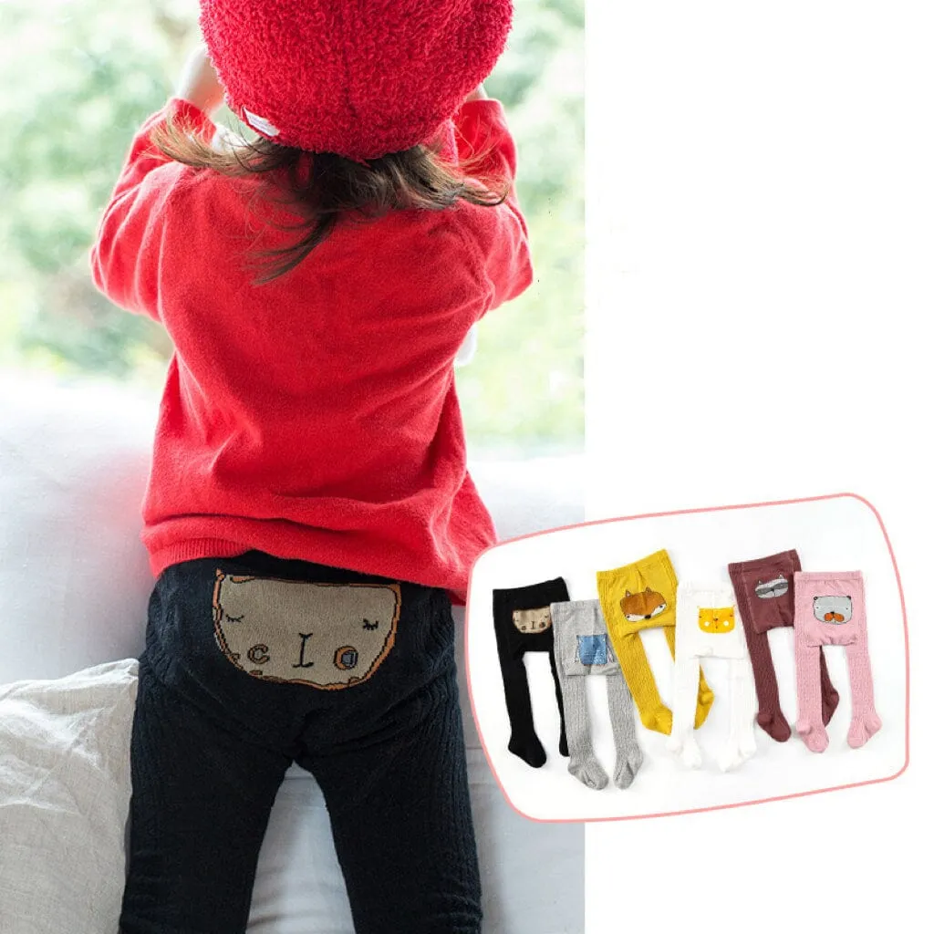 Michel Cartoon Knit Tights Leggings