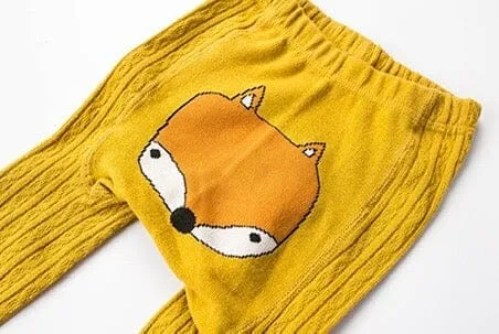 Michel Cartoon Knit Tights Leggings