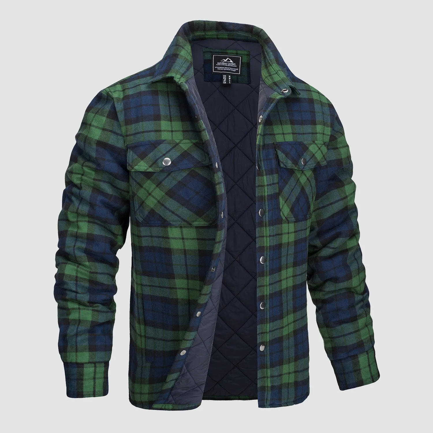 Niko | Quilted Flannel Jacket