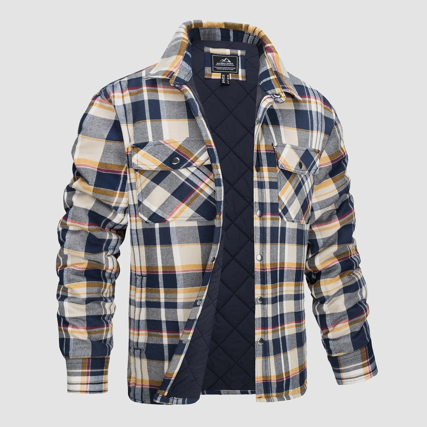Niko | Quilted Flannel Jacket