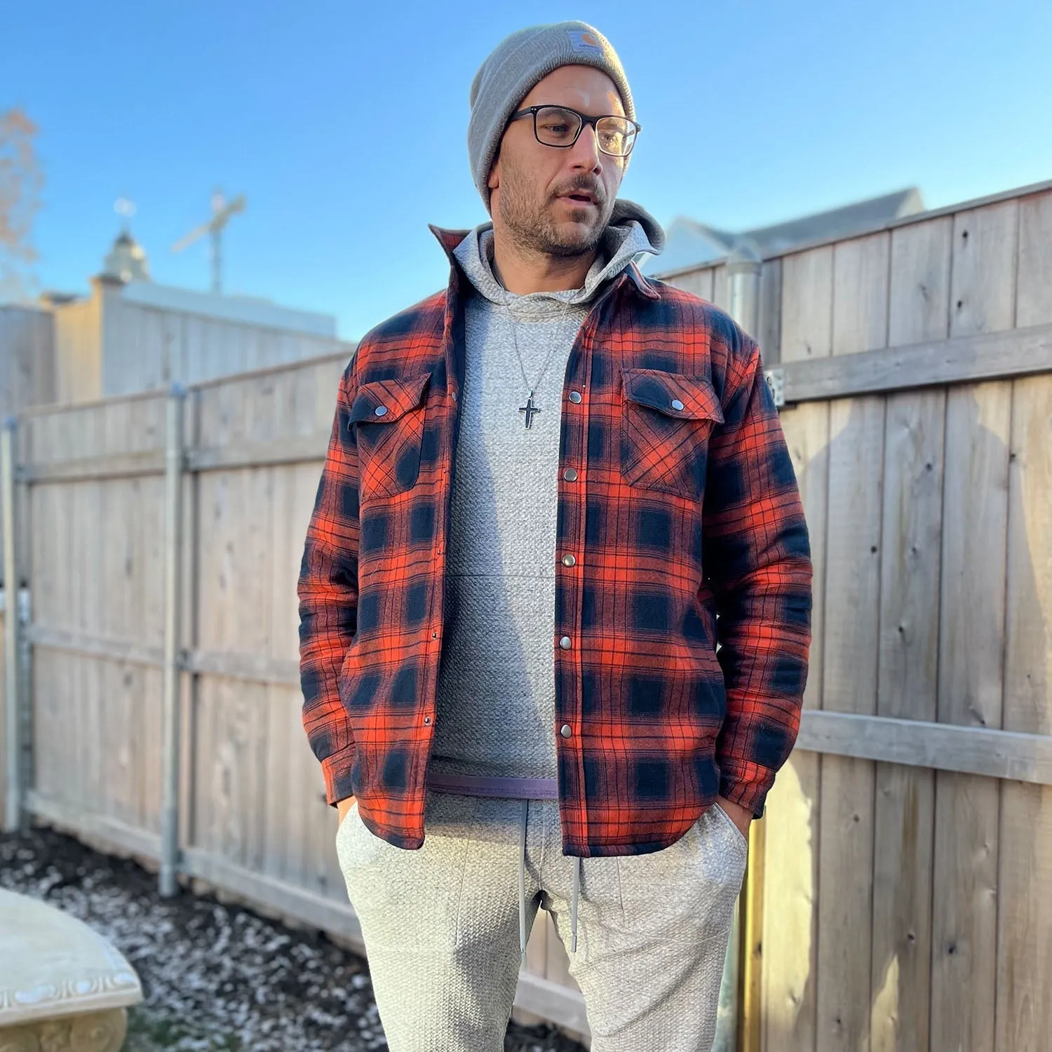 Niko | Quilted Flannel Jacket