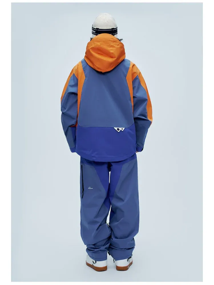 NIS Super B Series Standard Fit Snowboard Jackets & Pants (Blue&Orange)