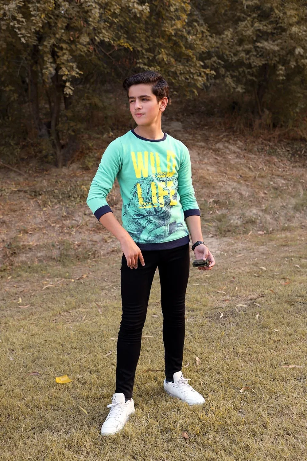 Overall Printed Sweatshirt