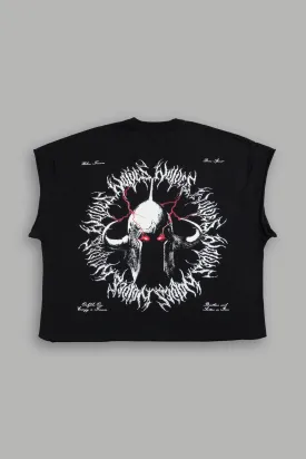 Ragnarok "Grunge" Cut Off Tee in Black