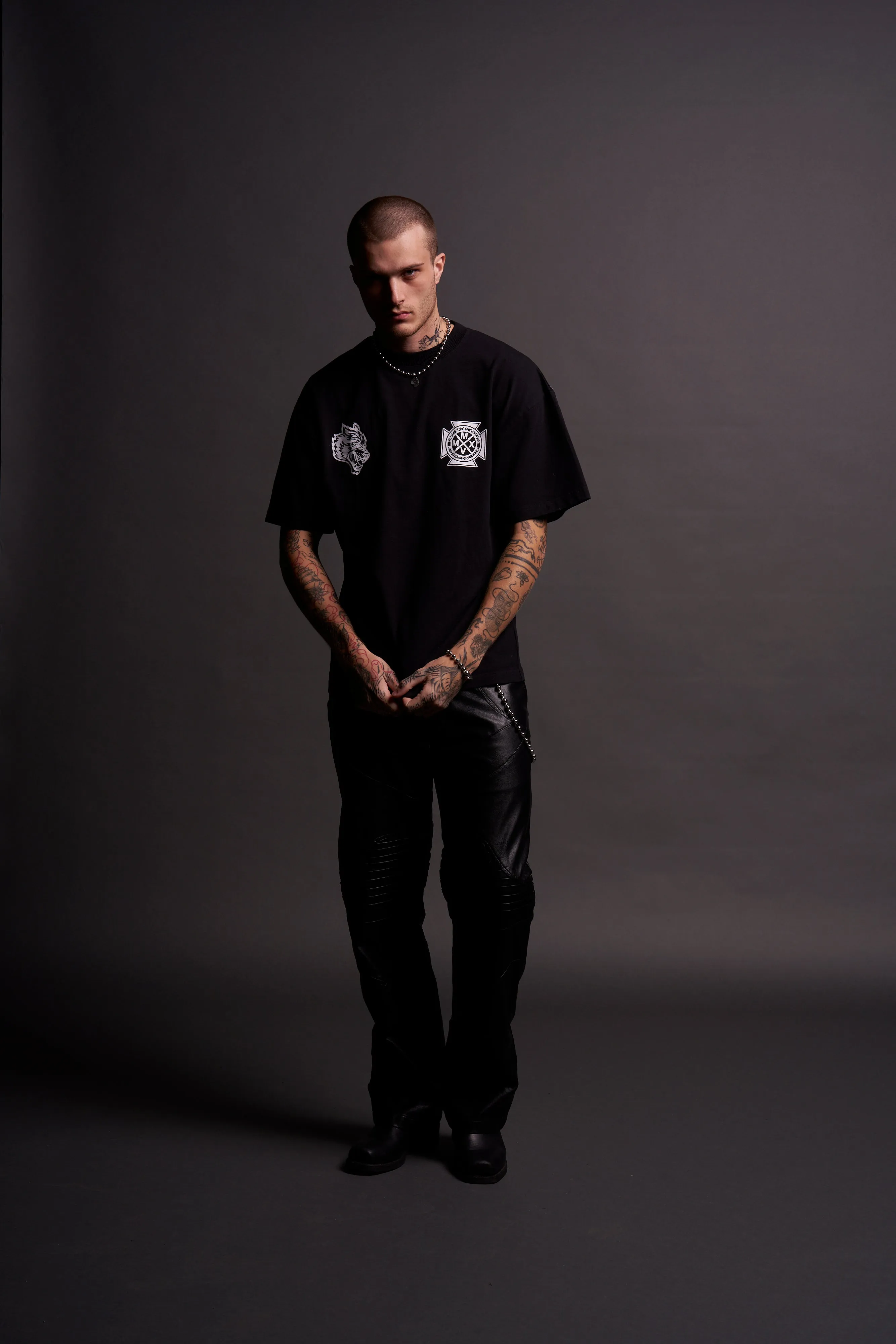 Ride The Lightning "Grunge" Tee in Black