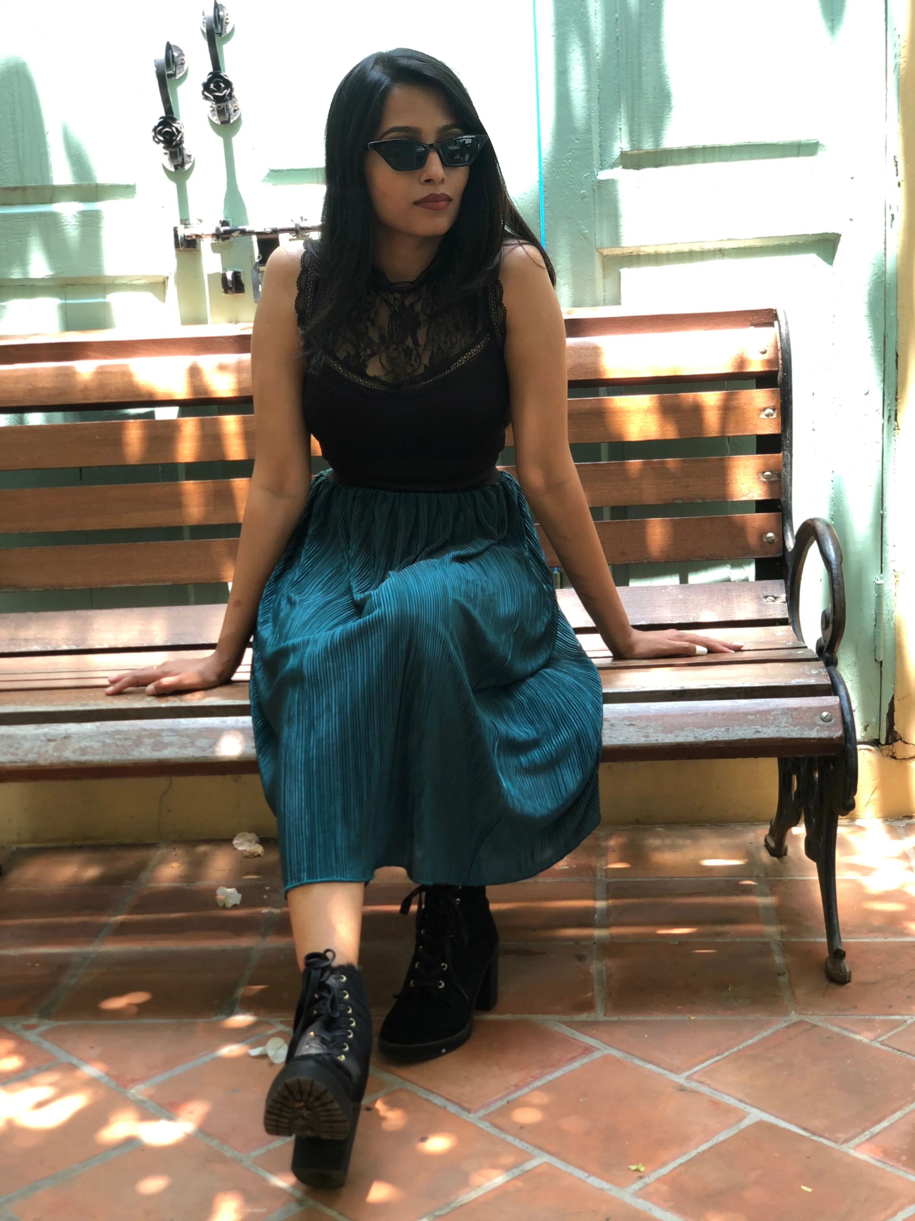 Teal Green Skirt