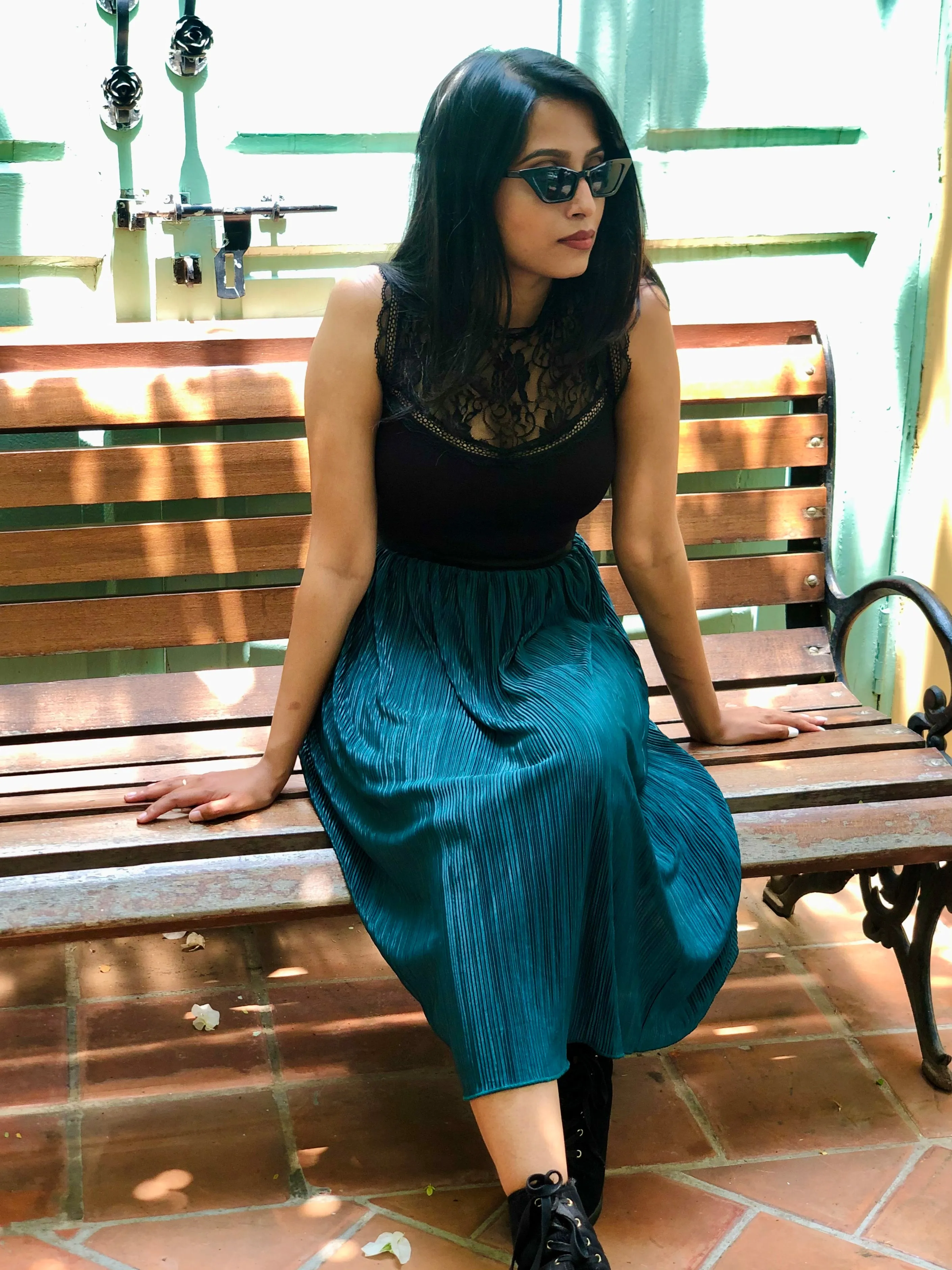 Teal Green Skirt