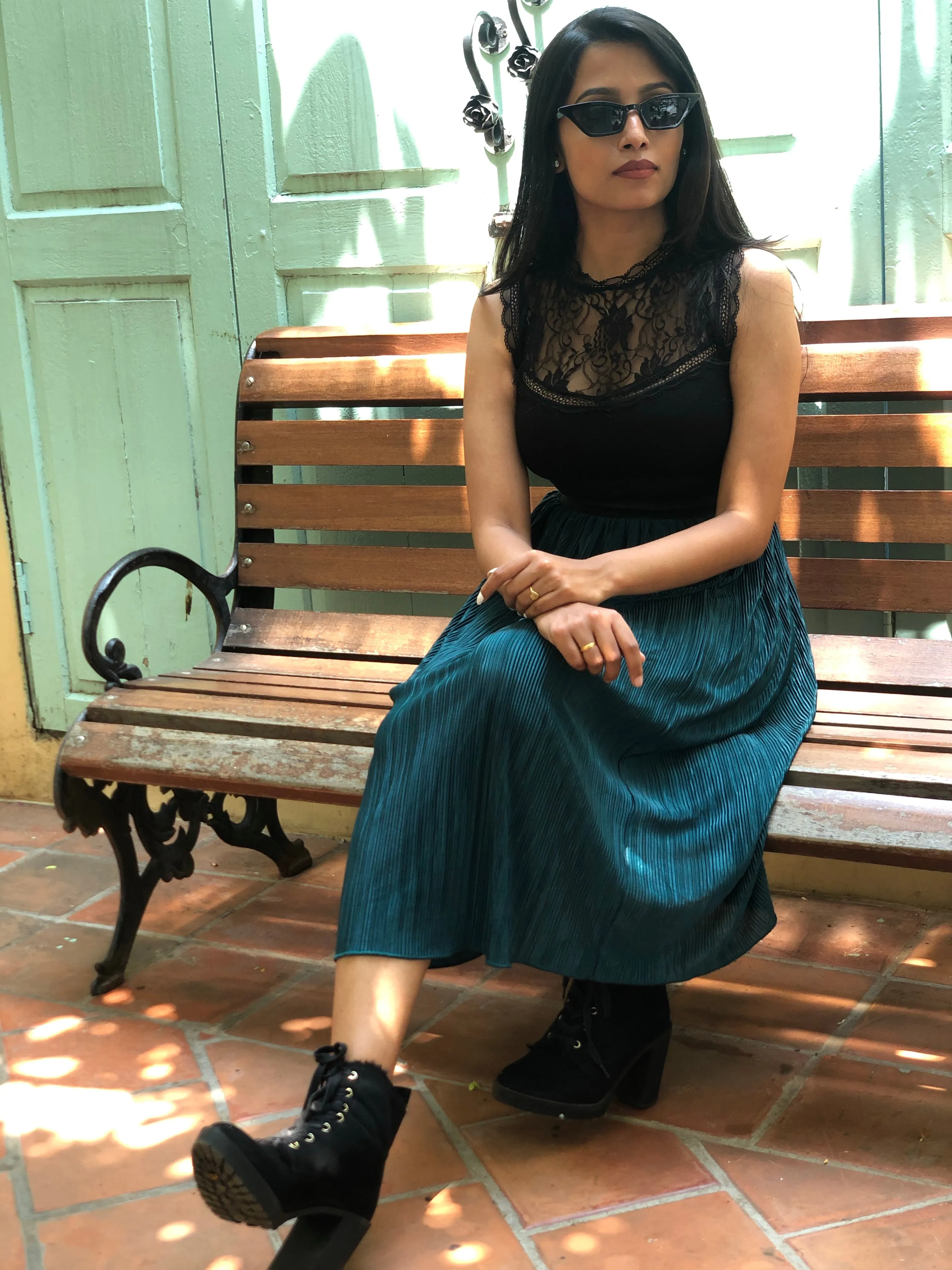 Teal Green Skirt