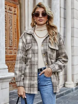 Ty Plaid Shirt Jacket