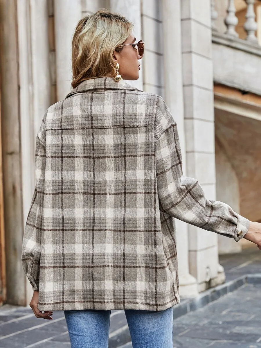 Ty Plaid Shirt Jacket